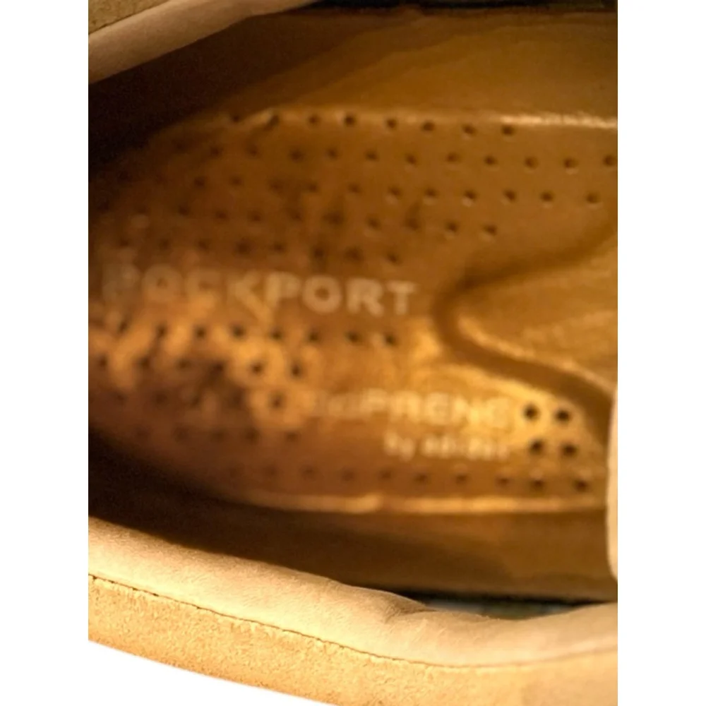 Rockport AdiPrene by Adidas Tan Suede Leather Sneakers Size 12W